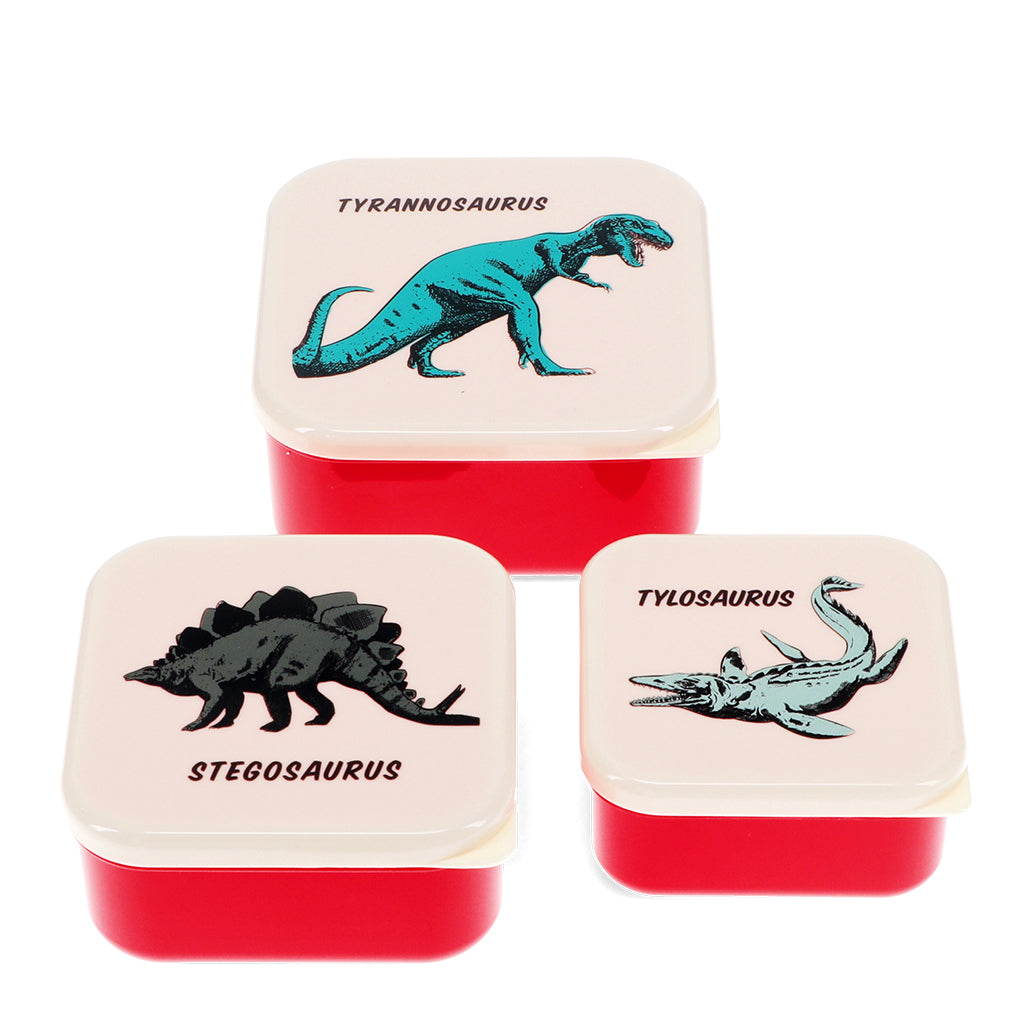 Snack/Lunch Box Prehistoric Land (set of 3)