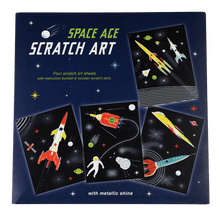 Load image into Gallery viewer, Scratch art - Space Age