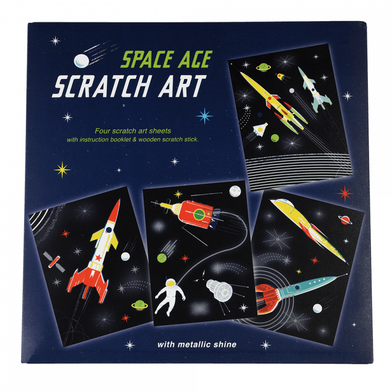 Scratch art - Space Age