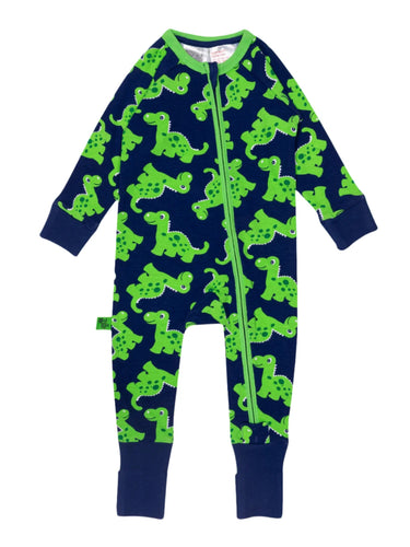 Maple the Dino Zip-Up Romper