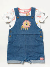 Load image into Gallery viewer, Lion Dungaree Set