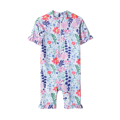 Floral Short Sleeve All In One Rash Suit