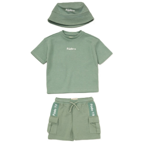 Palm Khaki 3 Piece Outfit