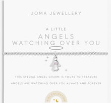 Load image into Gallery viewer, Kids&#39; A Little &#39;Angels Watching Over You&#39; Bracelet In Silver Plating