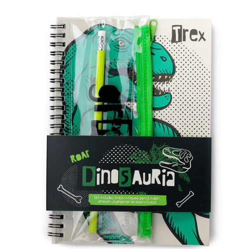 Dinosauria Notepad and Pencil Case