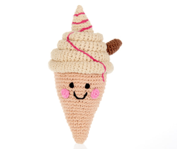 Crochet toy handmade fairtrade friendly 99 ice cream