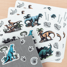 Load image into Gallery viewer, Prehistoric Land Stickers (3 Sheets)