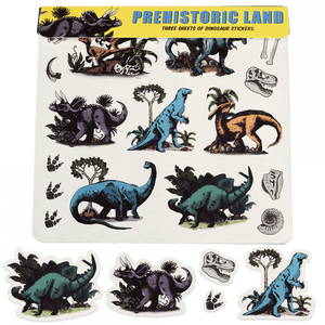 Prehistoric Land Stickers (3 Sheets)