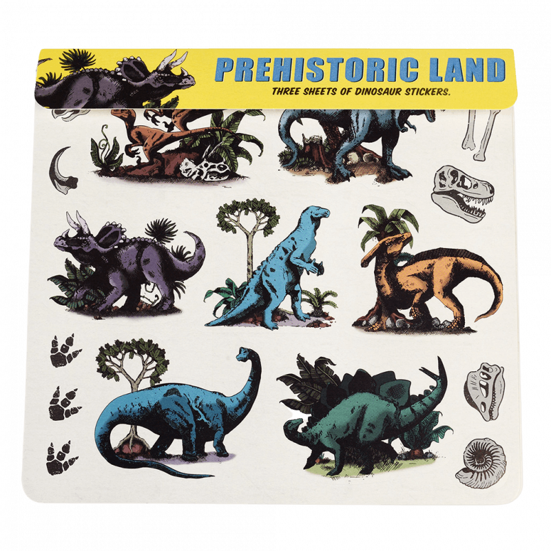 Prehistoric Land Stickers (3 Sheets)