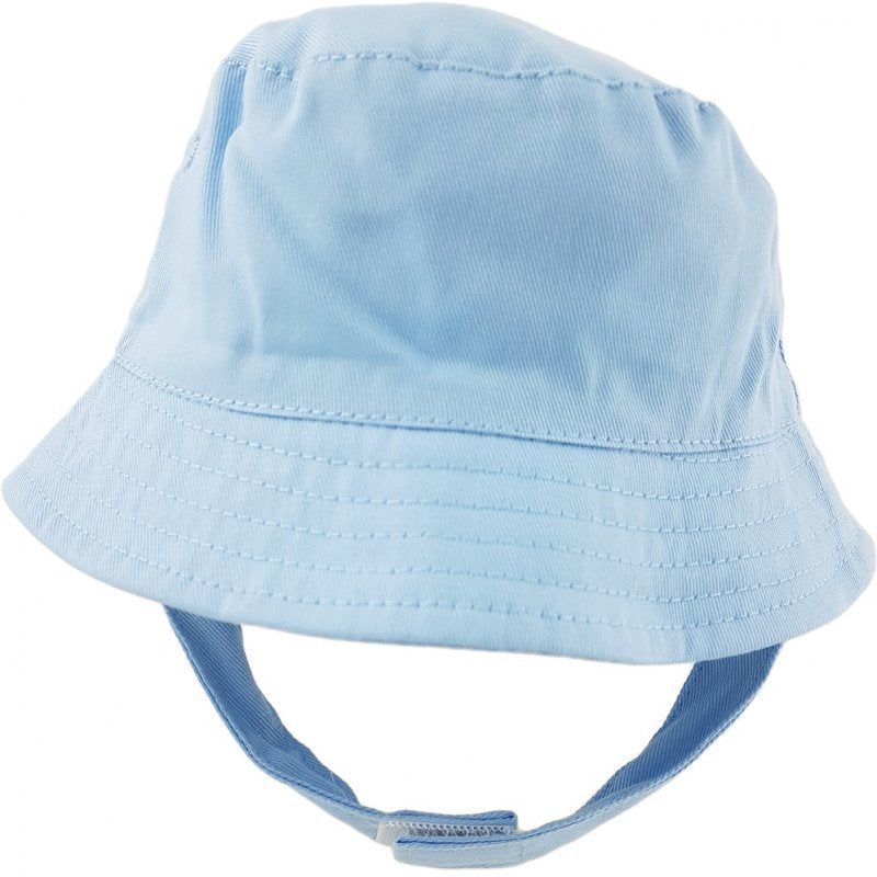 Sky blue bucket hat with strap