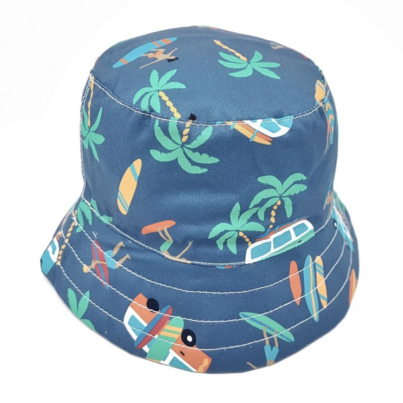 Boys holiday transport bucket hat