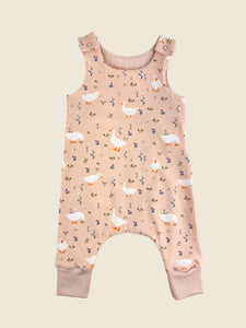 Pink Goose Romper