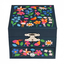 Load image into Gallery viewer, Musical jewellery box - Fairies in the Garden