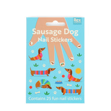 Load image into Gallery viewer, Sausage Dog Nail Stickers