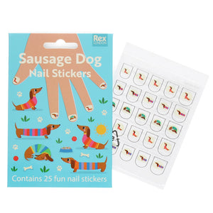 Sausage Dog Nail Stickers