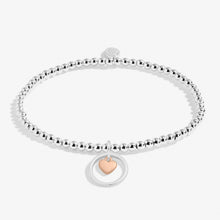 Load image into Gallery viewer, Kids&#39; A Little &#39;Granddaughter&#39; Bracelet In Silver And Rose Gold Plating