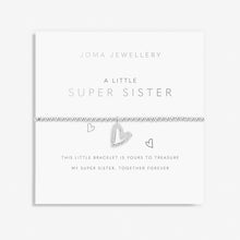 Load image into Gallery viewer, Children&#39;s A Little &#39;Super Sister&#39; Bracelet