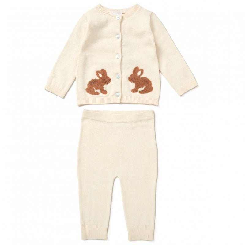 BABY BUNNY KNITTED 2 PIECE OUTFIT