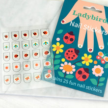 Load image into Gallery viewer, Ladybird Nail Stickers