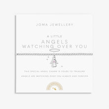 Load image into Gallery viewer, Kids&#39; A Little &#39;Angels Watching Over You&#39; Bracelet In Silver Plating