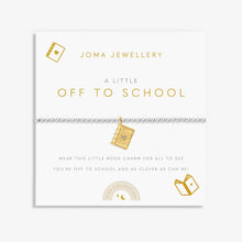 Load image into Gallery viewer, Kids&#39; A Little &#39;Off To School&#39; Bracelet In Silver And Gold Plating