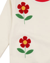 Load image into Gallery viewer, FLOWER EMBROIDERED SWEATSHIRT