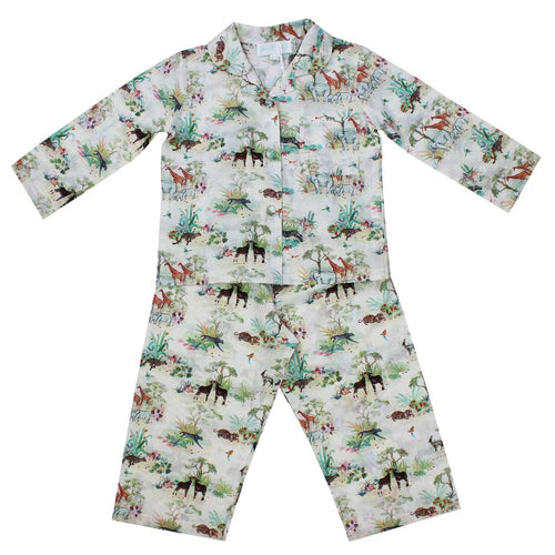 Vintage Safari/Jungle Traditional Pyjamas