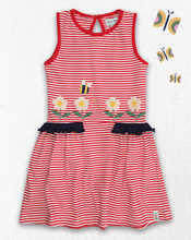 Load image into Gallery viewer, BUSY BEE FRILL DRESS