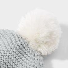 Load image into Gallery viewer, Grey Knitted Baby Hat