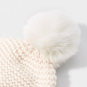 Eggshell Knitted Baby Hat