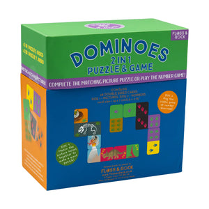 Dinosaur Dominoes 2 in 1 Puzzle