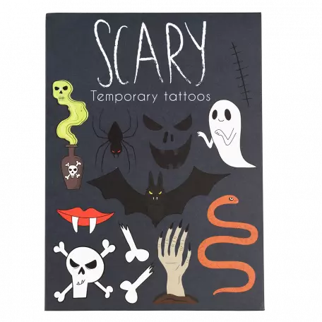 Scary Temporary Tattoos