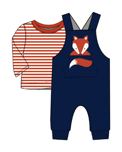 FOX DUNGAREE SET