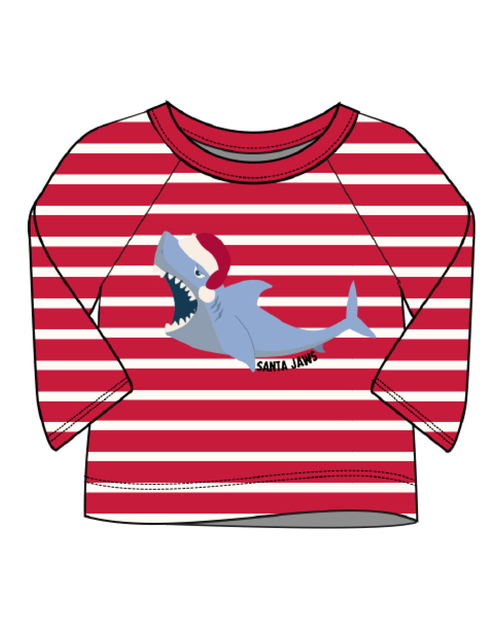 SANTA JAWS TOP