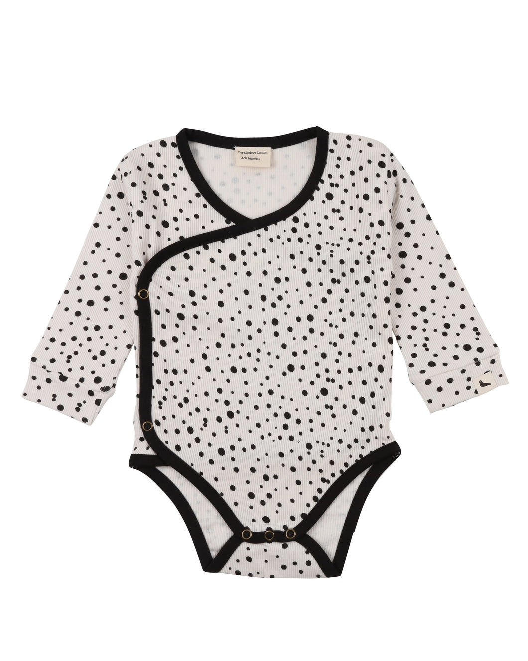 SCATTER DOT KIMONO BODYSUIT